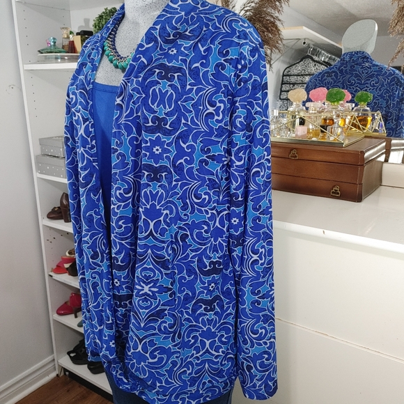 Classic Editions Blue Tunic Top Size XXL - Picture 9 of 12